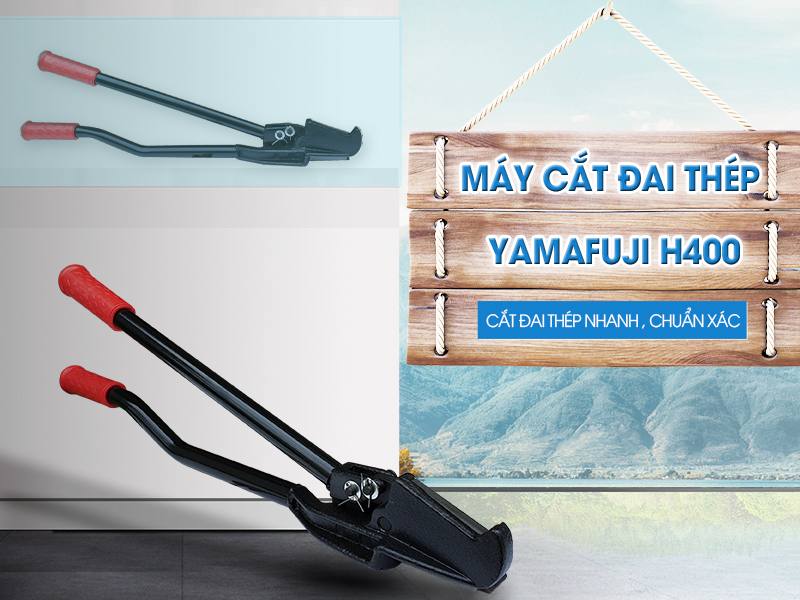 Máy cắt đai thép Yamafuji H400 chính hãng
