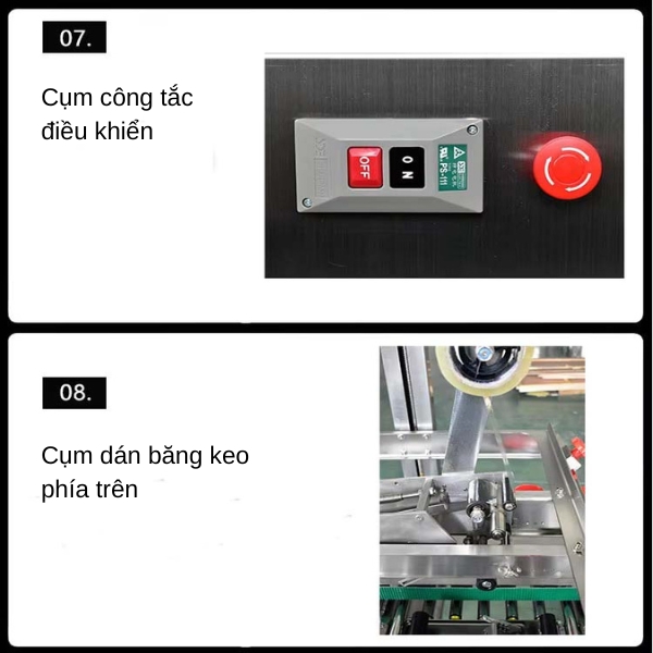 Máy dán thùng carton full inox Yamafuji AS523S