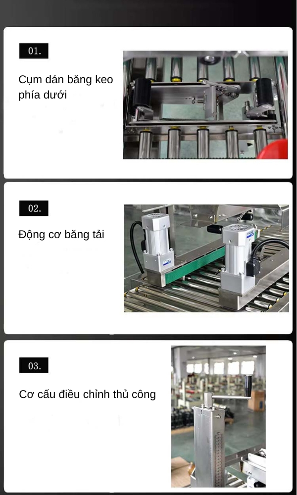 Máy dán thùng carton full inox Yamafuji AS523S