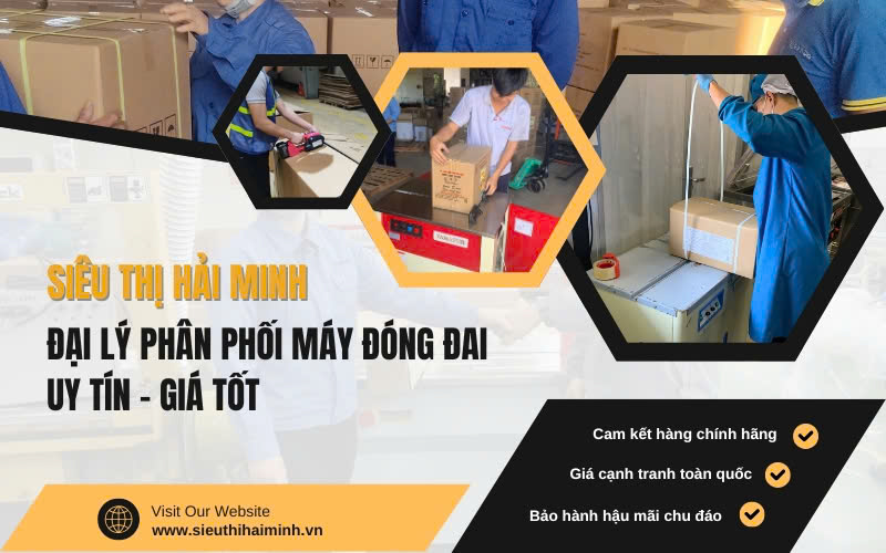 Máy đóng đai Hải Minh - sự lựa chọn cho mọi doanh nghiệp