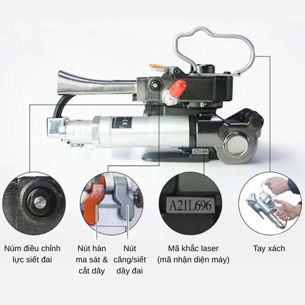 Máy đóng đai Yamafuji AQD19