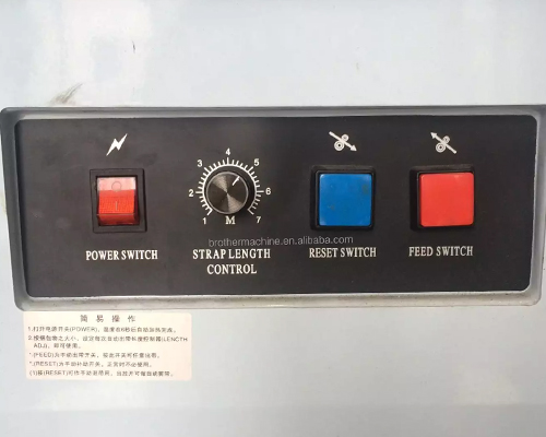 Máy đóng đai Yamafuji  KZB-II bảng điều khiển