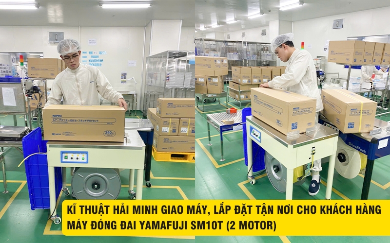 Tính năng nổi bật của máy đóng đai Yamafuji SM10T