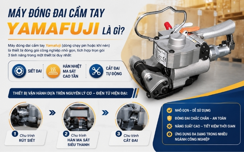 Máy đóng đai cầm tay Yamafuji là gì