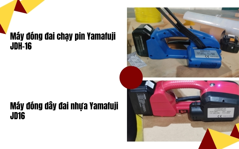 Máy đóng đai chạy pin Yamafuji JDH-16 Và JD16