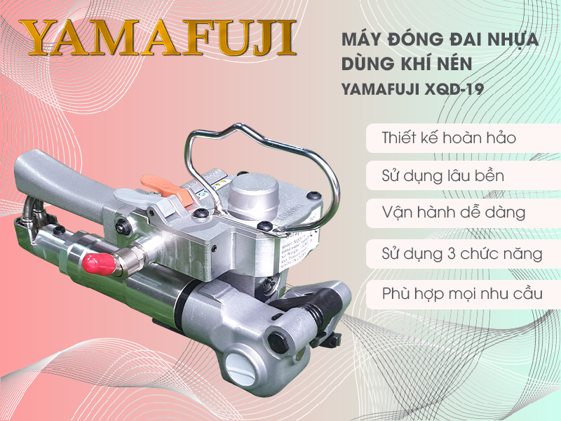 Đặc điểm nổi bật của máy đóng đai Yamafuji XQD-19