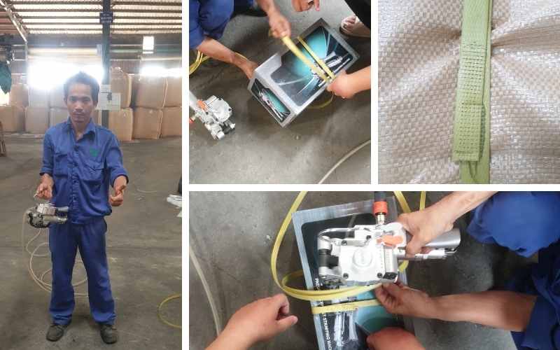 Hướng dẫn sử dụng máy đóng đai nhựa khí nén Yamafuji XQD-19