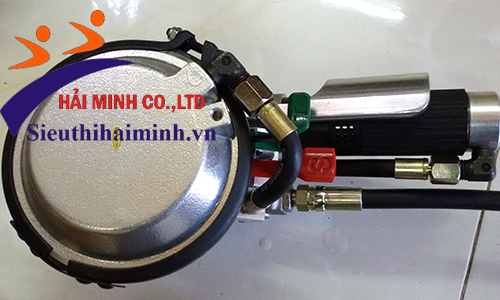 Hình ảnh thực tế máy đóng đai thép khí nén 3 trong 1 SA-106