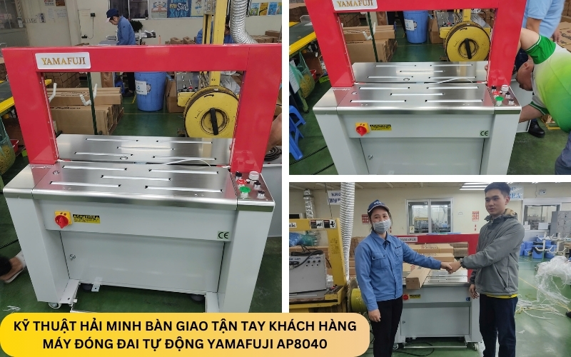 Máy đóng đai tự động Yamafuji A​P8040