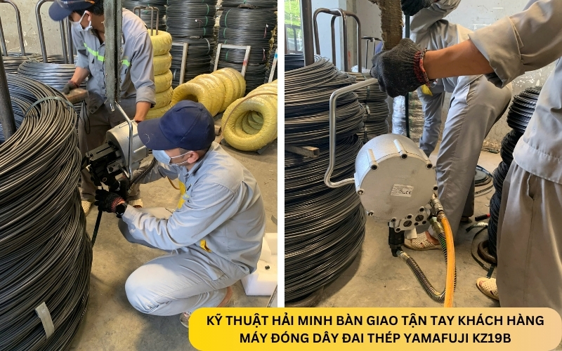 Máy đóng dây đai thép Yamafuji KZ19B