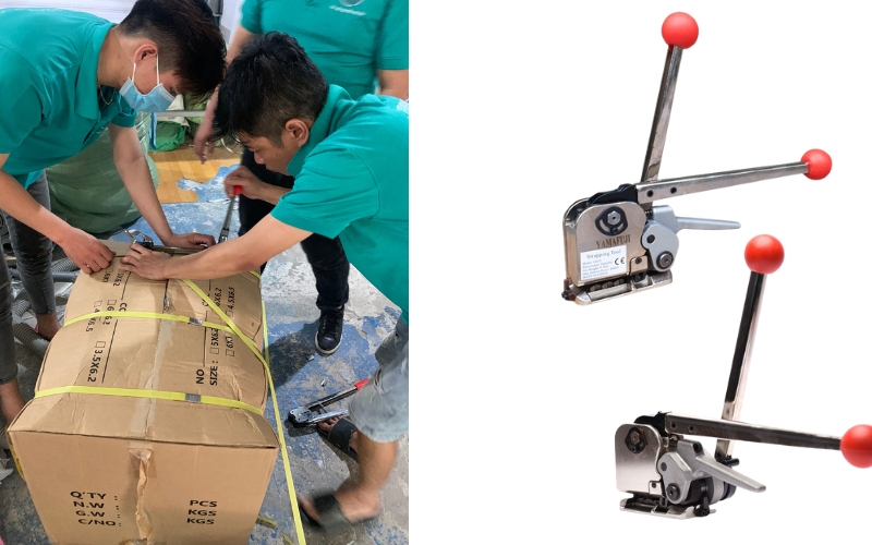 Máy kẹp dây đai GD35