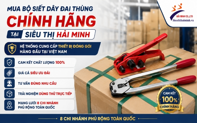 Mua bộ siết dây đai thùng chính hãng tại Siêu Thị Hải Minh
