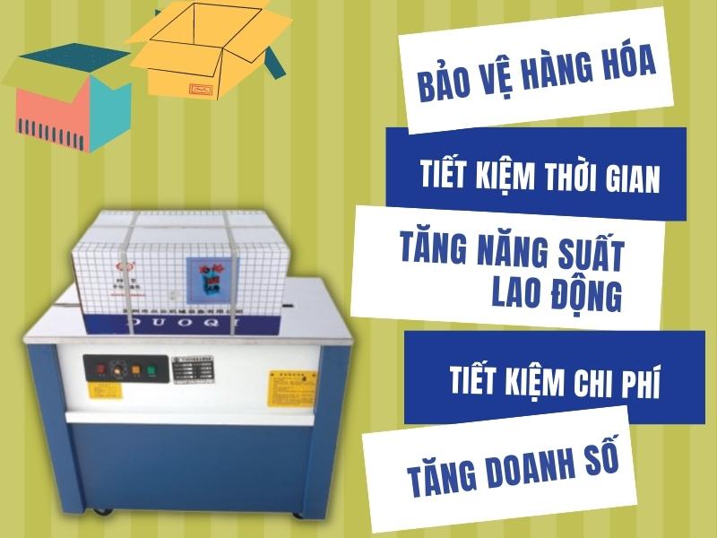 Những lợi ích khi sử dụng máy đóng đai cho doanh nghiệp