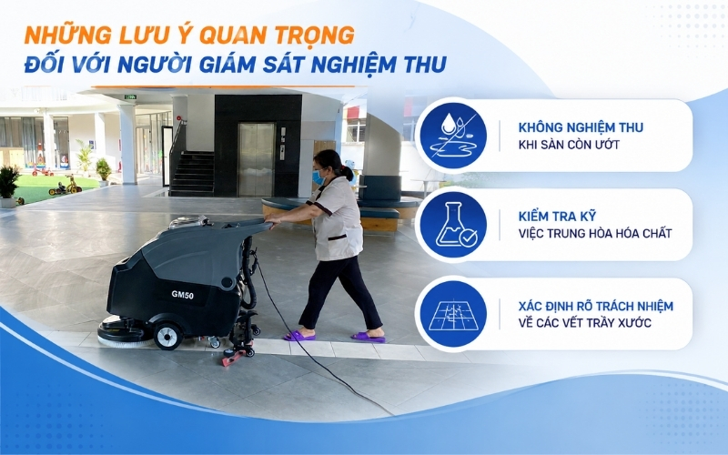 Những lưu ý quan trọng đối với người giám sát nghiệm thu
