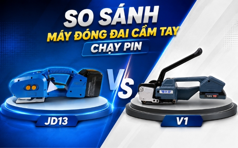 So Sánh Máy Đóng Đai Cầm Tay JH16 Và DD19A