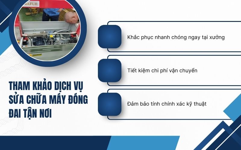 Tham khảo dịch vụ sửa chữa máy đóng đai tận nơi
