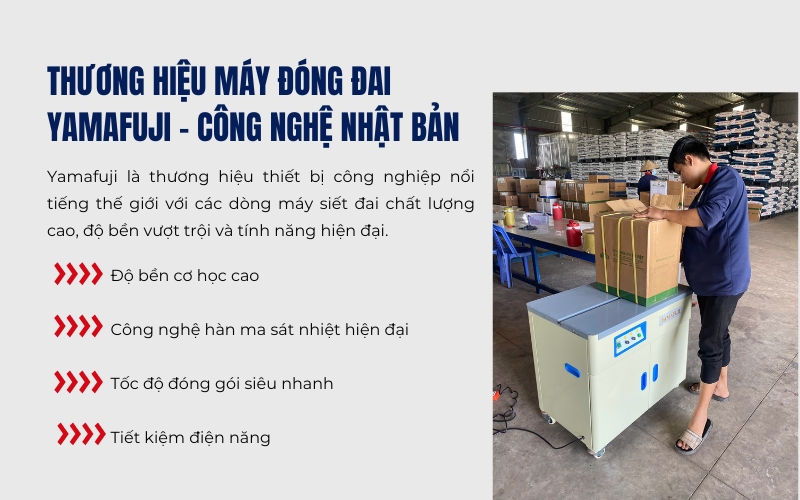 Thương hiệu máy đóng đai Yamafuji – Công nghệ Nhật Bản