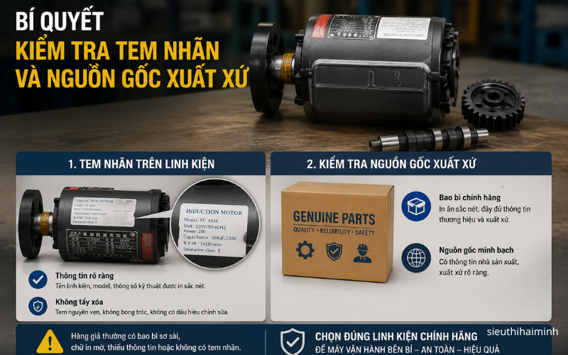 Bí quyết kiểm tra tem nhãn và nguồn gốc xuất xứ