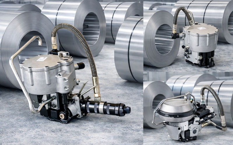 Cấu tạo của máy đóng đai thép