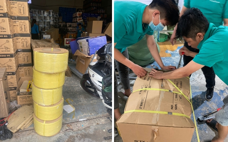 Chọn máy đóng đai cho xưởng quy mô sản xuất nhỏ lẻ