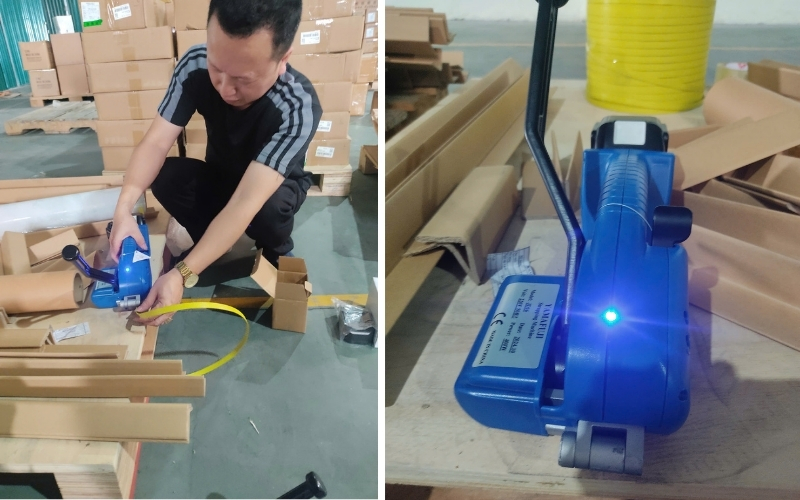 Chọn máy siết đai chạy pin cho xưởng tầm trung