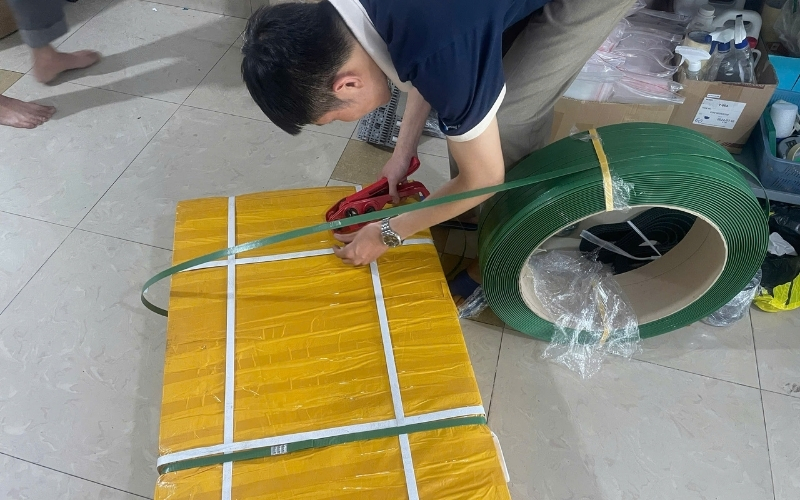 Dây siết đai nhựa máy đóng đai thùng