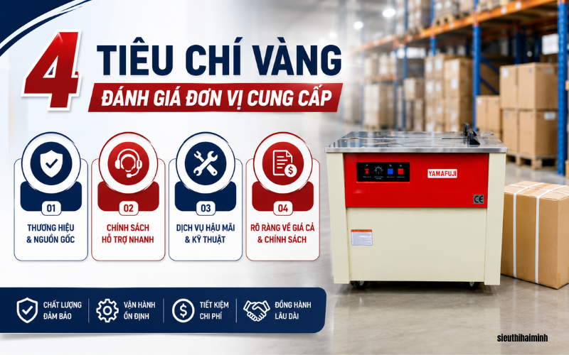 Tổng hợp 4 Tiêu chí vàng đánh giá đơn vị cung cấp