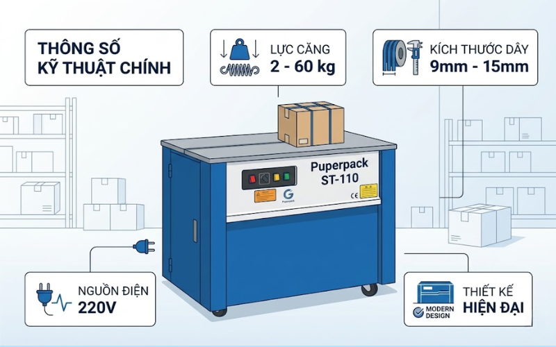 Lưu ý quan trọng khi sử dụng Máy đai niềng thùng
