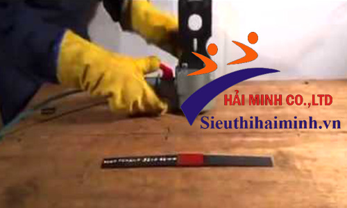 Sử dụng máy bấm bọ sắt đóng đai thép khí nén PPT SPSR-32