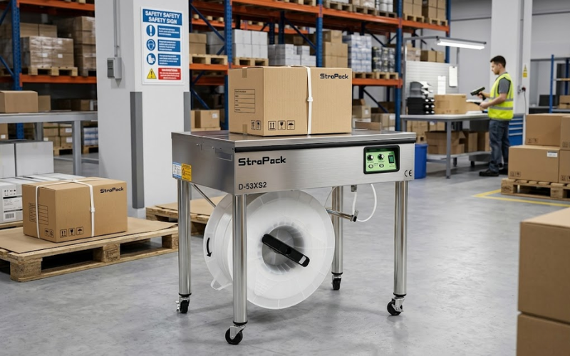 Máy đai niềng thùng Strapack D53XS2