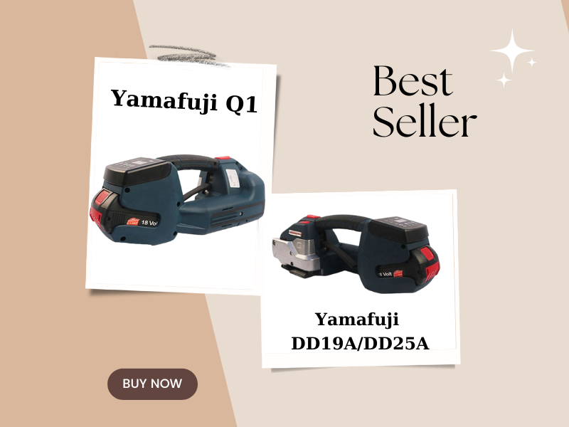 Máy đóng đai cầm tay chạy pin Yamafuji Q1 siêu tiện lợi