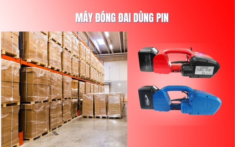 Giới thiệu về máy đóng đai dùng pin