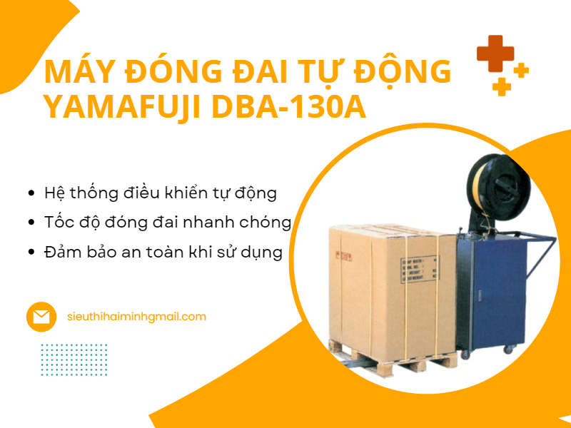 Máy đóng đai tự động Yamafuji-DBA-130A chính hãng