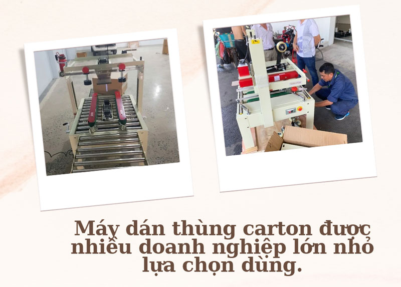 Tìm hiểu thông tin chi tiết về máy dán thùng