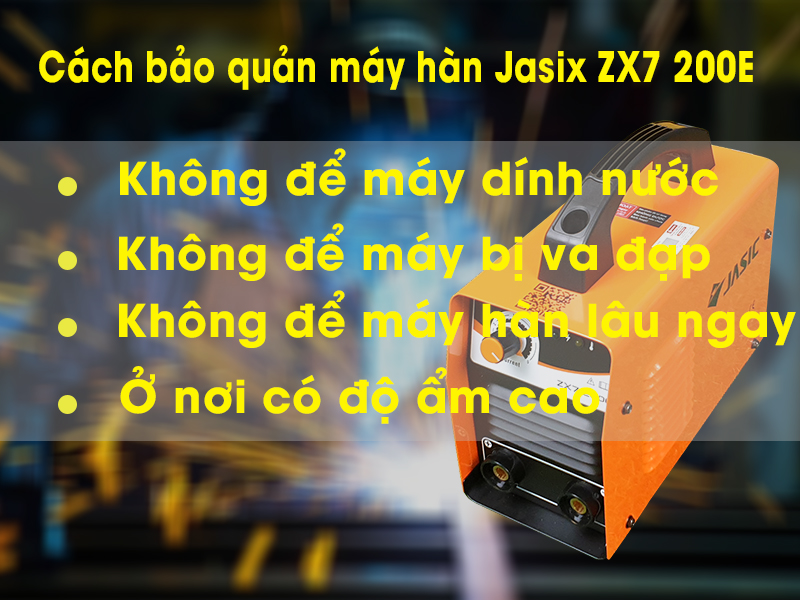 Một số lưu ý khi sử dụng của máy hàn ZX7-200E
