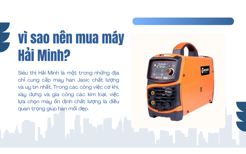 Máy hàn Jasic TIG 250 W227II JET20(chức năng TIG/QUE)