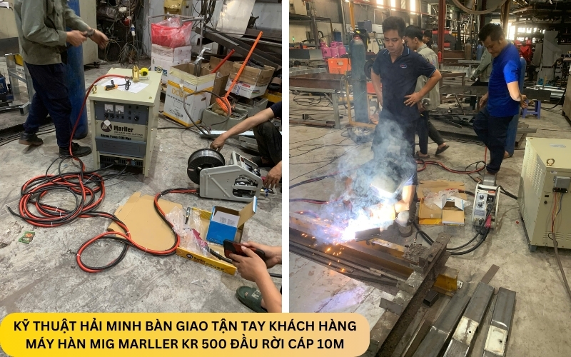 Máy hàn Mig Marller KR 500 đầu rời cáp 10m