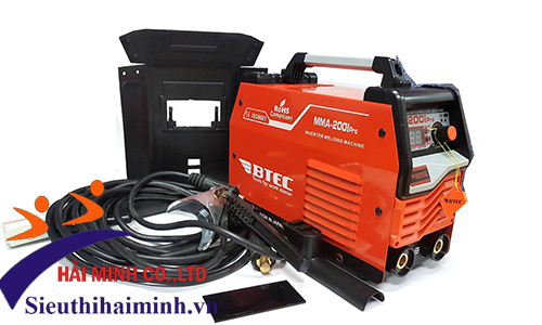 Trọn bộ sản phẩm máy hàn BTEC Inverter MMA-200I Pro