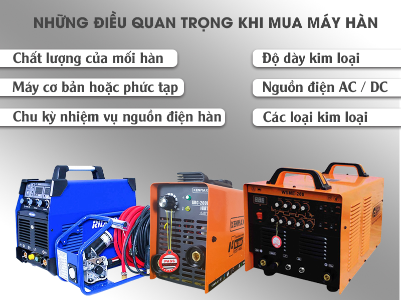 Những điều quan trọng khi mua máy hàn