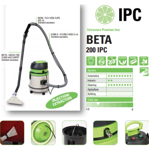 Photo - Máy hút bụi giặt thảm Beta 200 IPC (16l thùng nhựa)