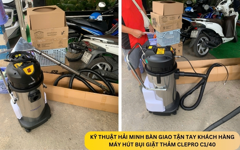 Máy hút bụi giặt thảm CLEPRO C1/40