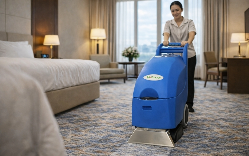 Giới thiệu qua máy hút bụi giặt thảm