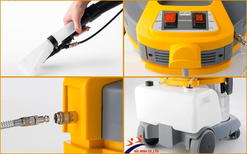 Ưu điểm nổi bật của máy giặt thảm phun hút Ghibli Power Extra 7P