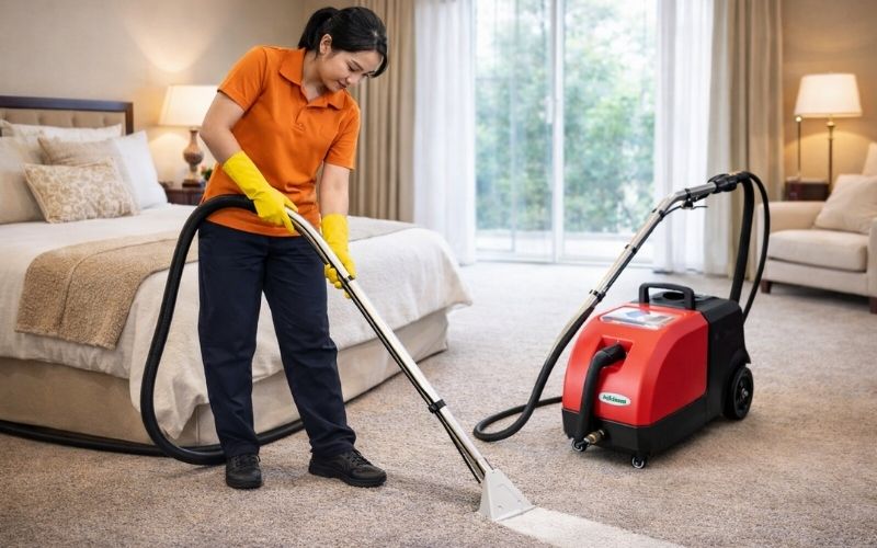 Máy hút bụi giặt thảm gia đình