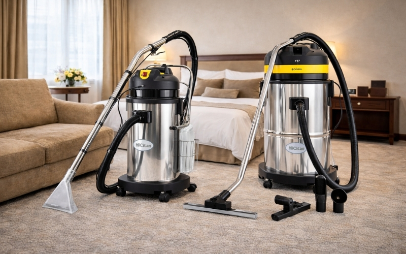 Máy hút bụi giặt thảm và máy giặt thảm phun hút là gì?