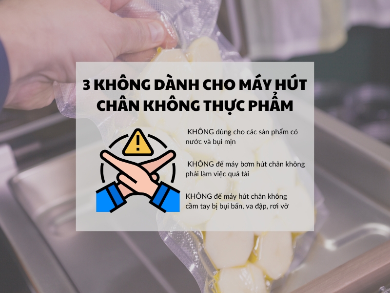 Máy hút chân không mini: “áp dụng quy tắc 3 không 7 nút”