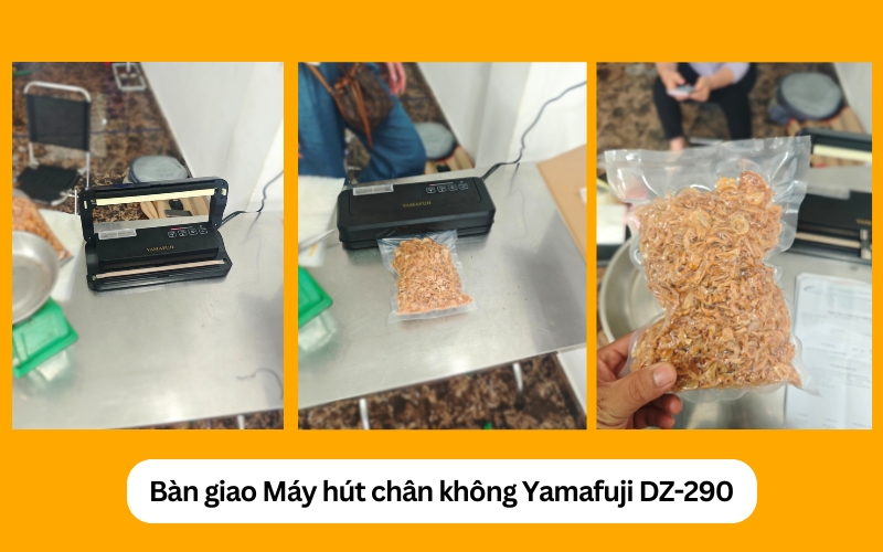 Giao máy hút chân không DZ290A cho khách