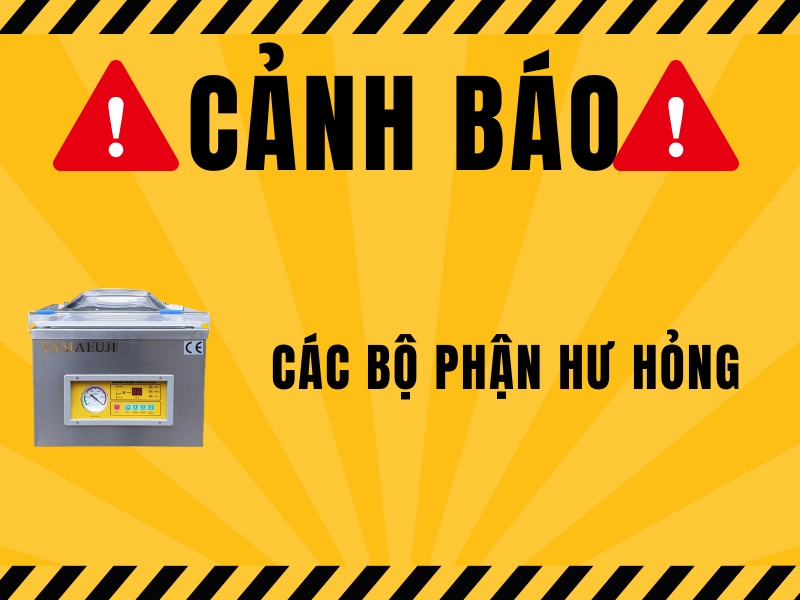 Các bộ phận hư hỏng