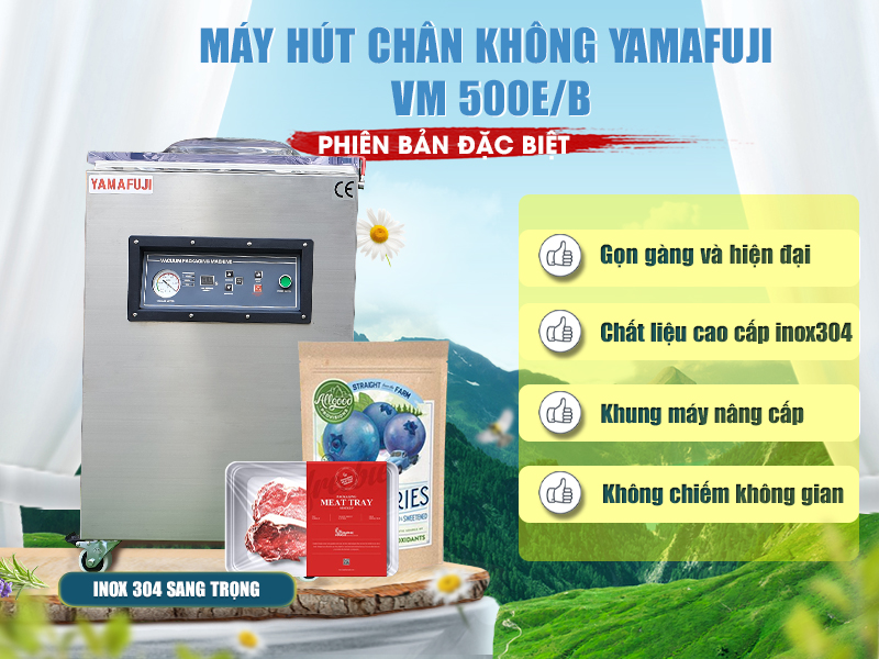 Chất liệu thùng hút và vỏ nguyên khối Inox 201 hoặc 304 cao cấp