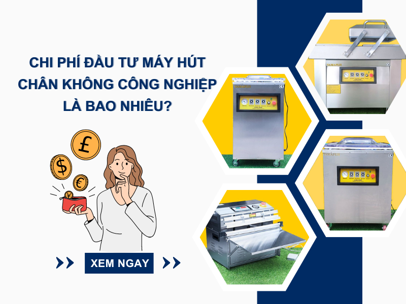 Chi Phí Đầu Tư Máy Hút Chân Không Công Nghiệp Là Bao Nhiêu